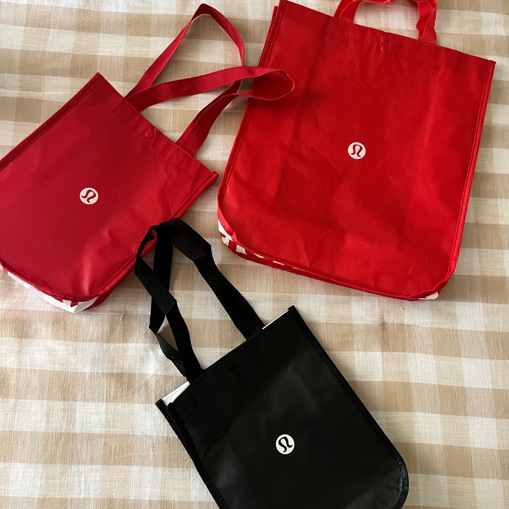 Pack of 3 Lululemon Tote Bags